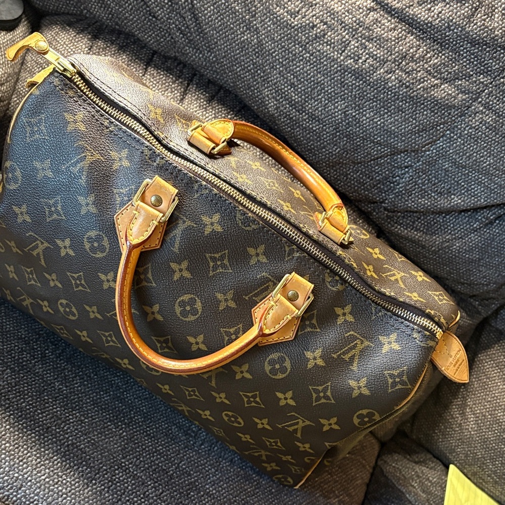 Louis Vuitton Speedy 35 Monogram Canvas Boston Bag Vintage - Picture 7 of 17